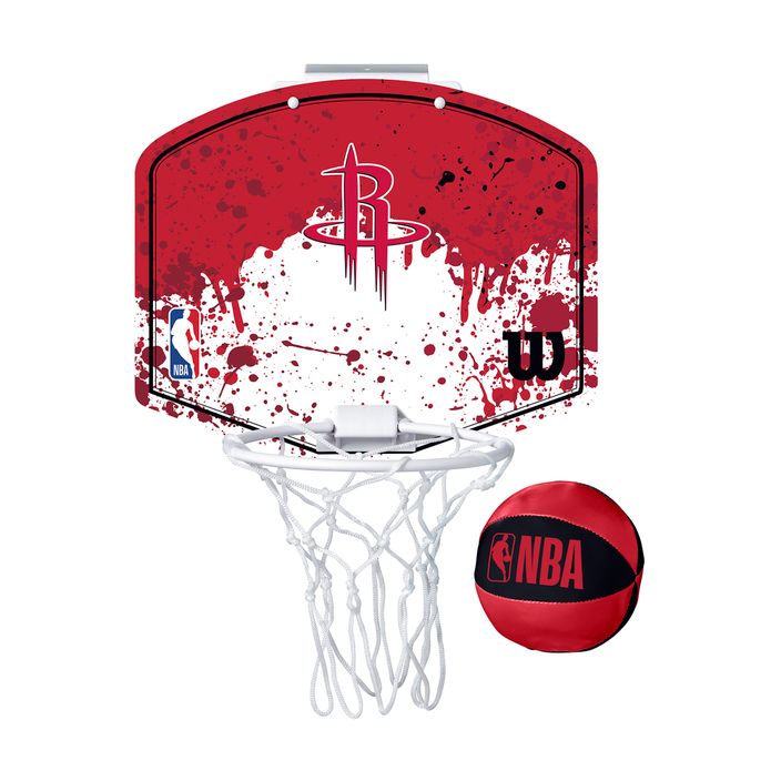 Set di palloni da basket Wilson NBA Team Mini Hoop Houston Rockets 2