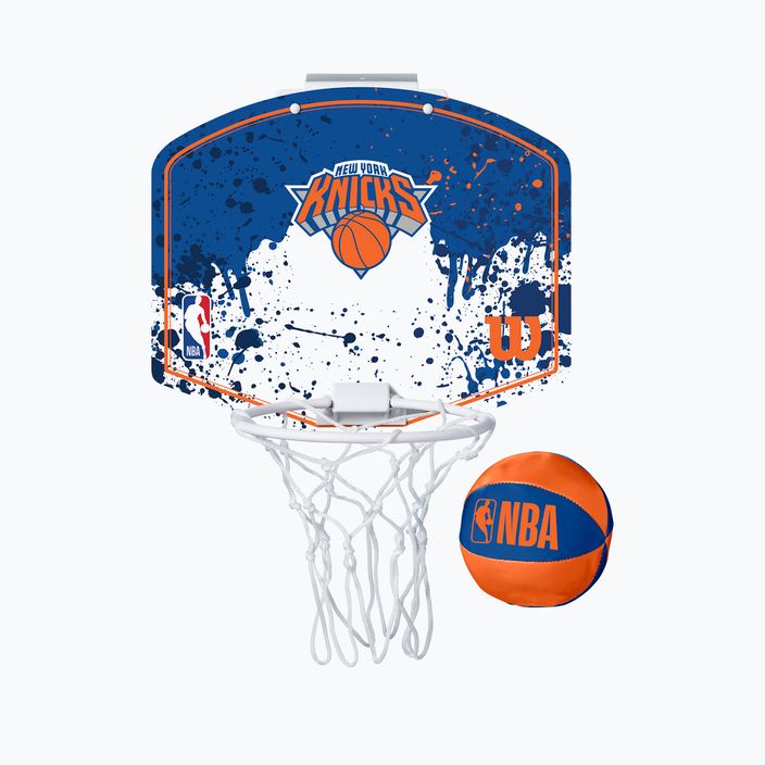 Set di palloni da basket Wilson NBA Team Mini Hoop New York Knicks 4