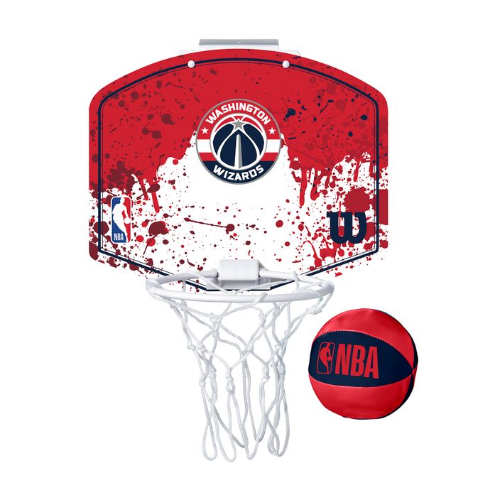 Set di palloni da basket Wilson NBA Team Mini Hoop Washington Wizards 2