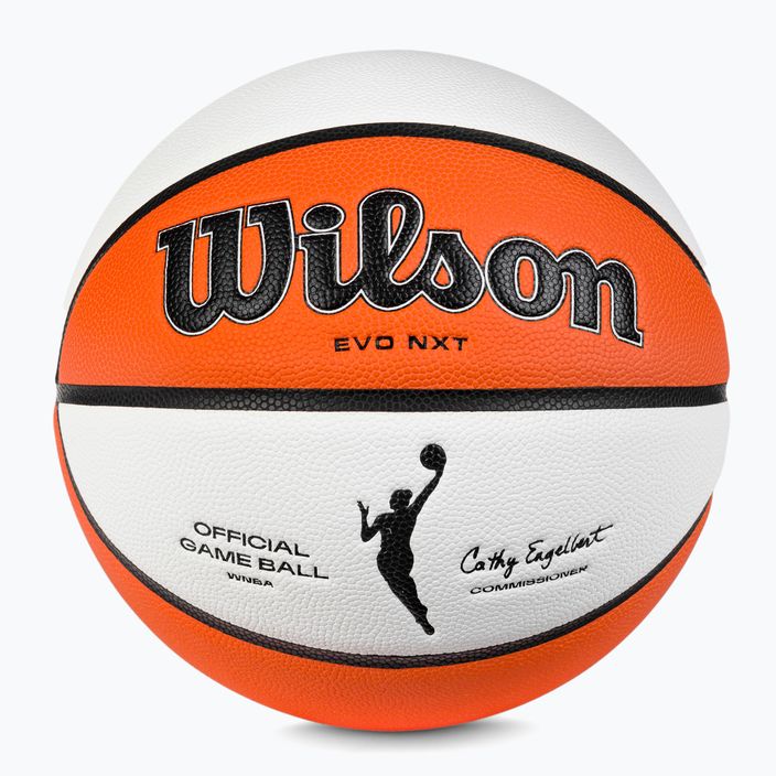 Wilson WNBA gioco ufficiale marrone / bianco basket dimensioni 6
