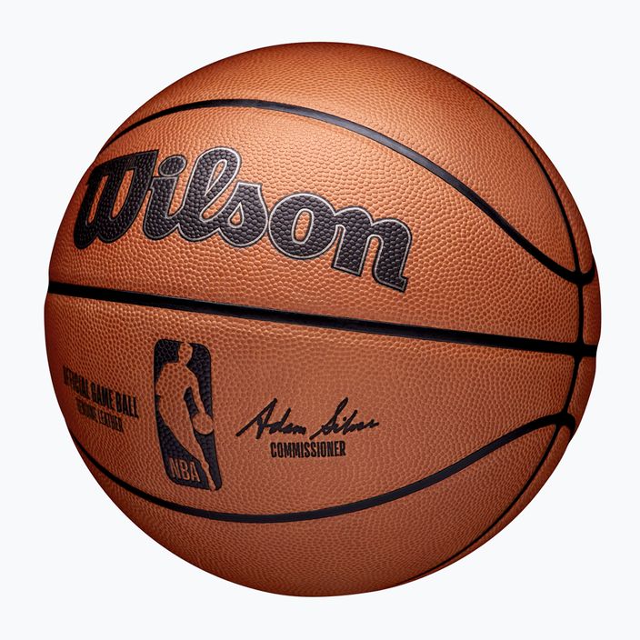 Wilson basket NBA Official Game Ball marrone taglia 7 3
