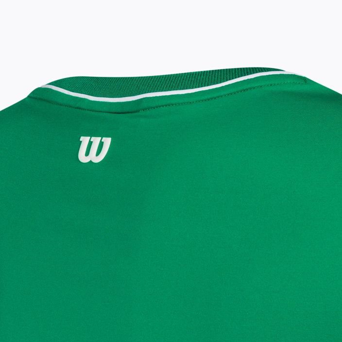 Maglietta Wilson Team Seamless courtside verde da donna 3