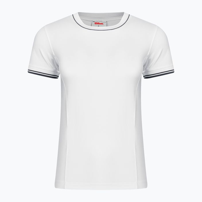 Maglietta Wilson Team Seamless bianca brillante da donna