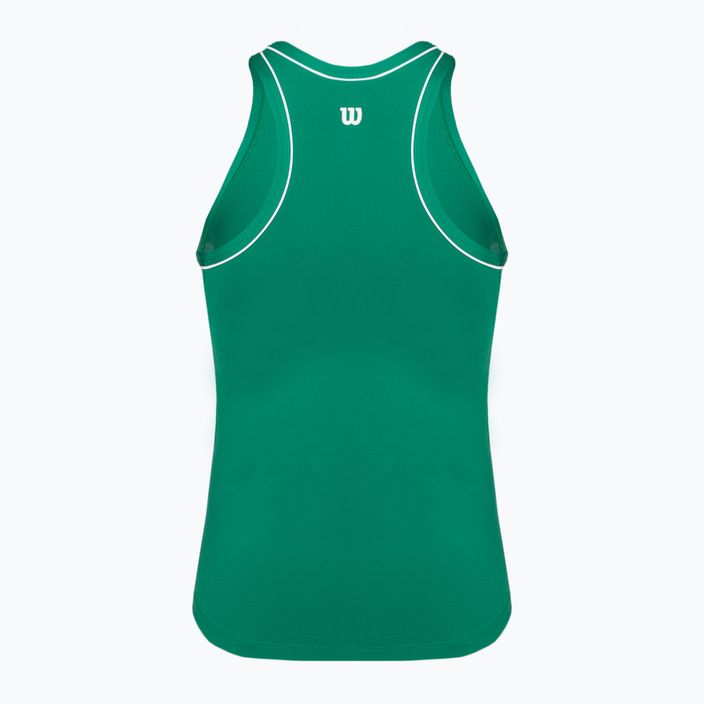Maglietta Wilson Team Tank da donna verde courtside 2