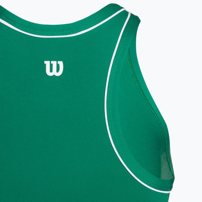 Maglietta Wilson Team Tank da donna verde courtside 3