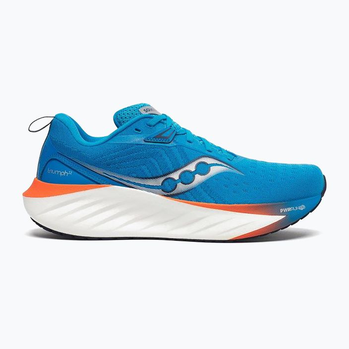 Scarpe da corsa da uomo Saucony Triumph 22 viziblue/pepper 8