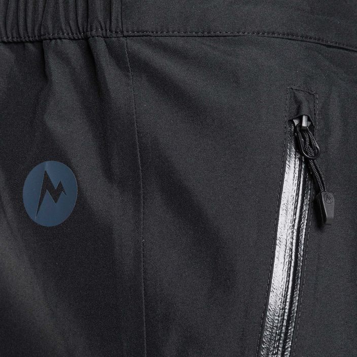 Pantaloni da uomo Marmot Minimalist Gore Tex con membrana, nero 8