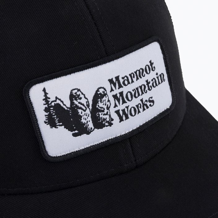 Cappello da baseball Marmot Retro Trucker nero/nero 5