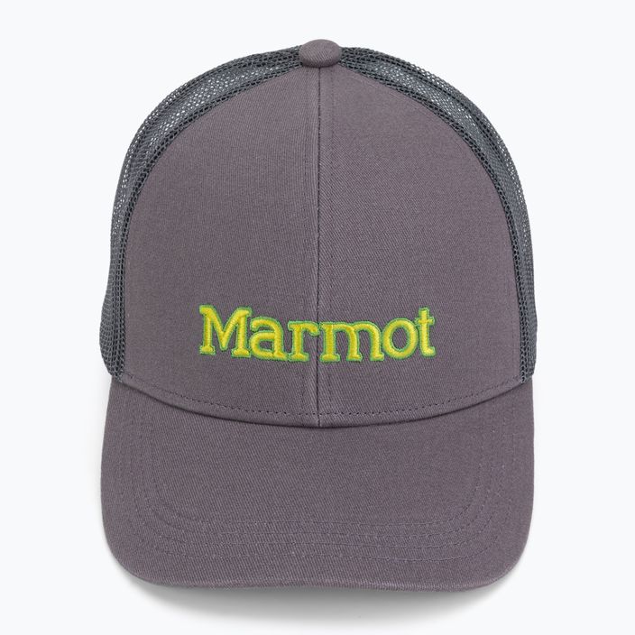 Cappello da baseball Marmot Retro Trucker in acciaio onice 4
