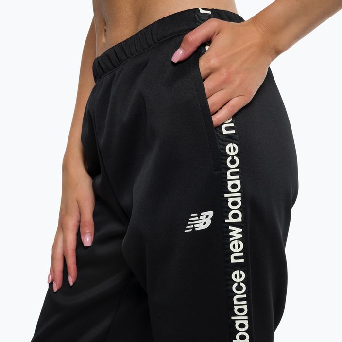 Pantaloni da allenamento da donna New Balance Relentless Performance Fleece nero 4