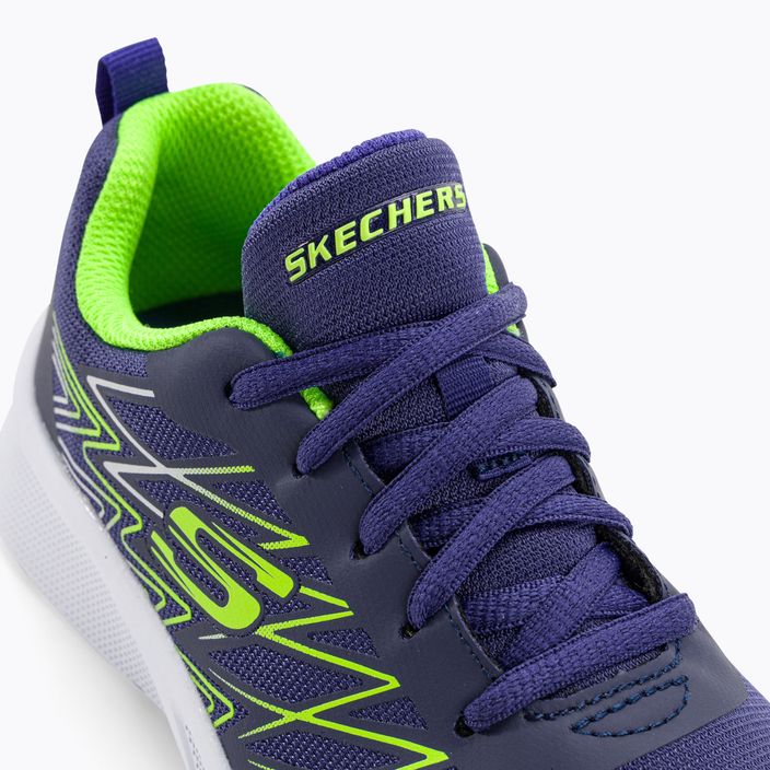 SKECHERS Microspec Quick Sprint - scarpe da bambino in blu e lime 8