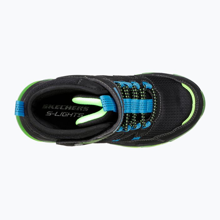 SKECHERS scarpe da bambino Mega-Surge Flash Breeze nero/blu/lime 12