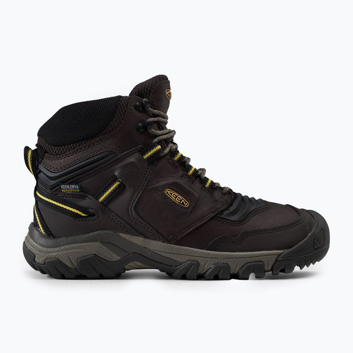 KEEN Ridge Flex Mid WP scarpe da trekking da uomo giallo caffè/keen 2