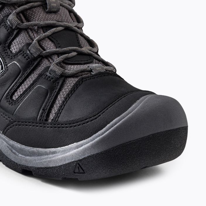 KEEN Circadia Mid WP scarpe da trekking da uomo nero/grigio acciaio 8