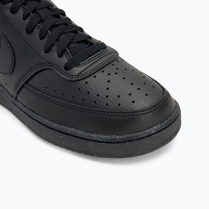 Scarpe da uomo Nike Court Vision Low Next Nature nero / nero / nero 7