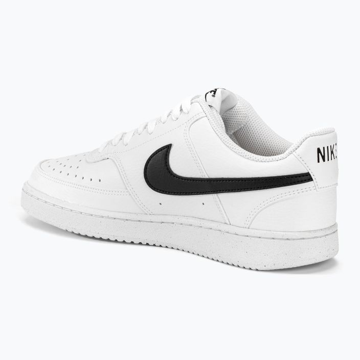 Nike Court Vision Low Next Nature scarpe da uomo bianco/nero/bianco 3
