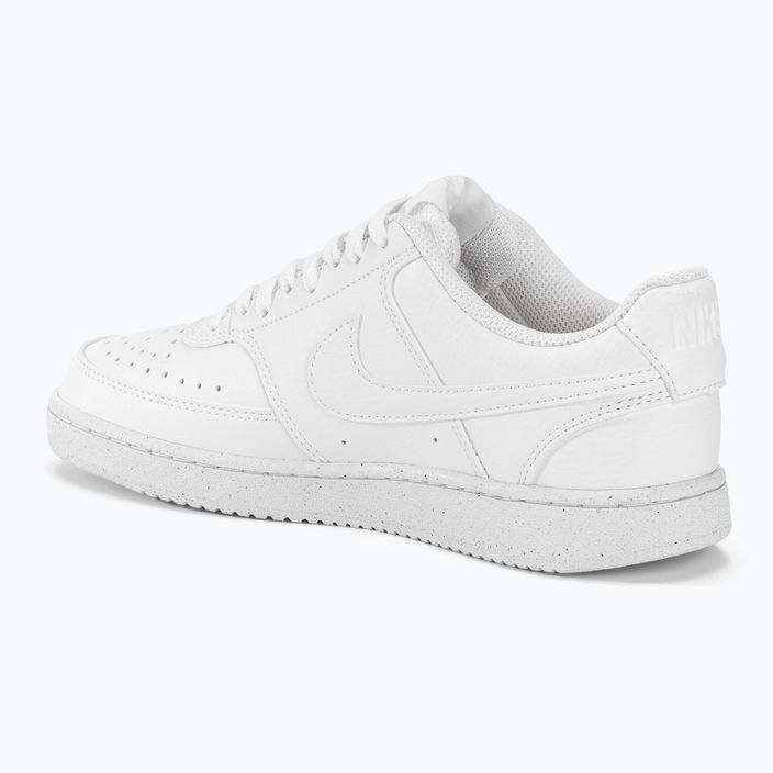 Nike Court Vision Low Next Nature bianco/bianco/bianco scarpe da donna 3