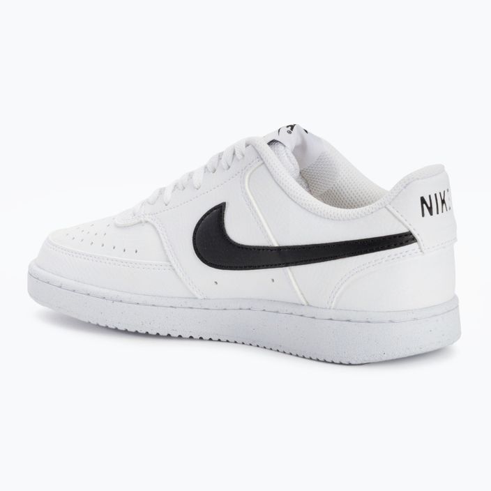 Nike Court Vision Low Next Nature scarpe da donna bianco/nero 3