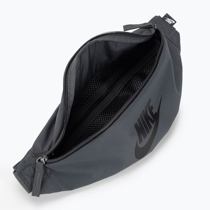 Borsa Nike Heritage grigio ferro/grigio ferro/nero 6