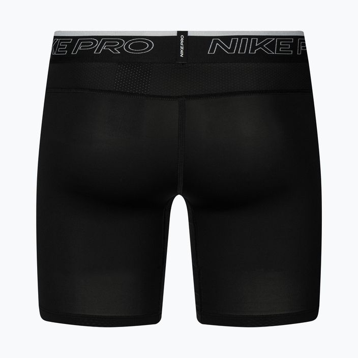 Pantaloncini da allenamento da uomo Nike Pro Dri-Fit nero/bianco 2