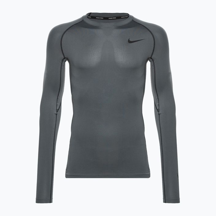 Uomo Nike Pro Dri-Fit grigio, manica lunga da allenamento