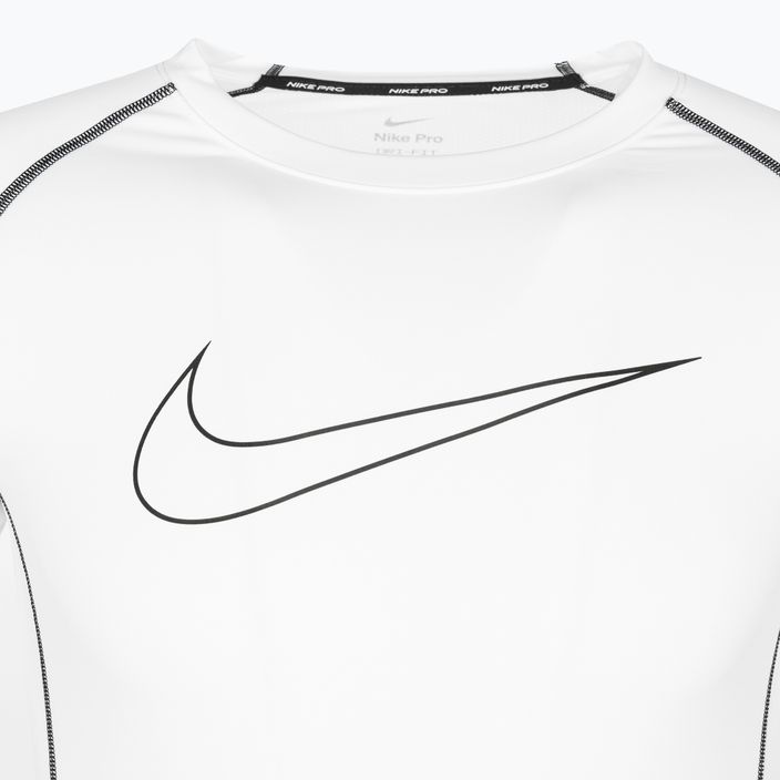 Maglietta da allenamento da uomo Nike Tight Top bianco/nero 3