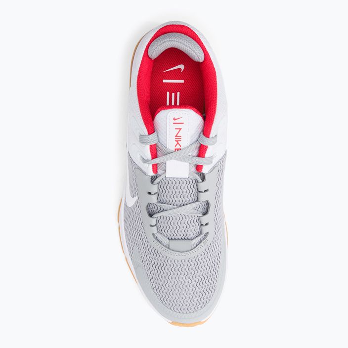 Scarpe da ginnastica uomo Nike Air Max Alpha Trainer 4 lt grigio fumo/bianco/rosso ciliegia 6