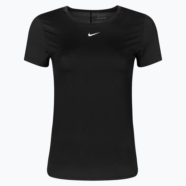 Maglietta da allenamento Nike Dri-Fit One donna nero/bianco
