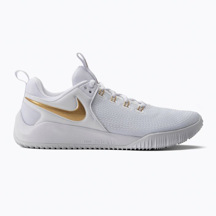 Nike Air Zoom Hyperace 2 LE scarpe da pallavolo bianco/oro 2