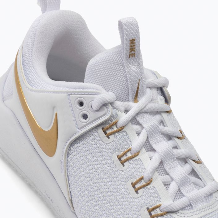 Nike Air Zoom Hyperace 2 LE scarpe da pallavolo bianco/oro 7