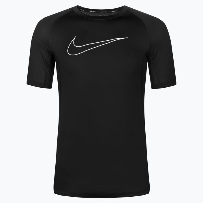 Maglietta da allenamento da uomo Nike Tight Top nero/bianco