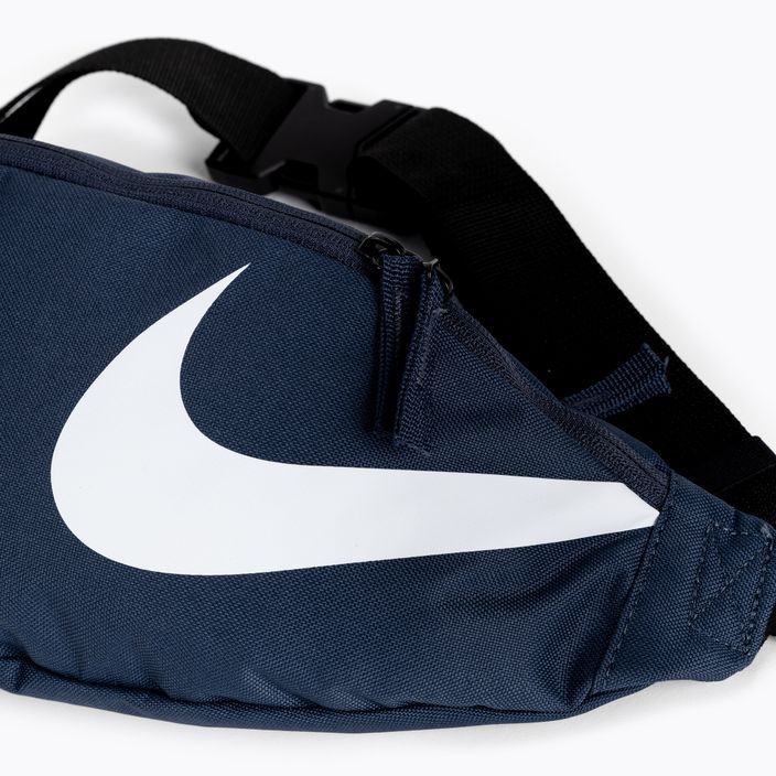 Marsupio Nike Heritage Waistpack - Swoosh blu tuono/blu tuono/bianco 5