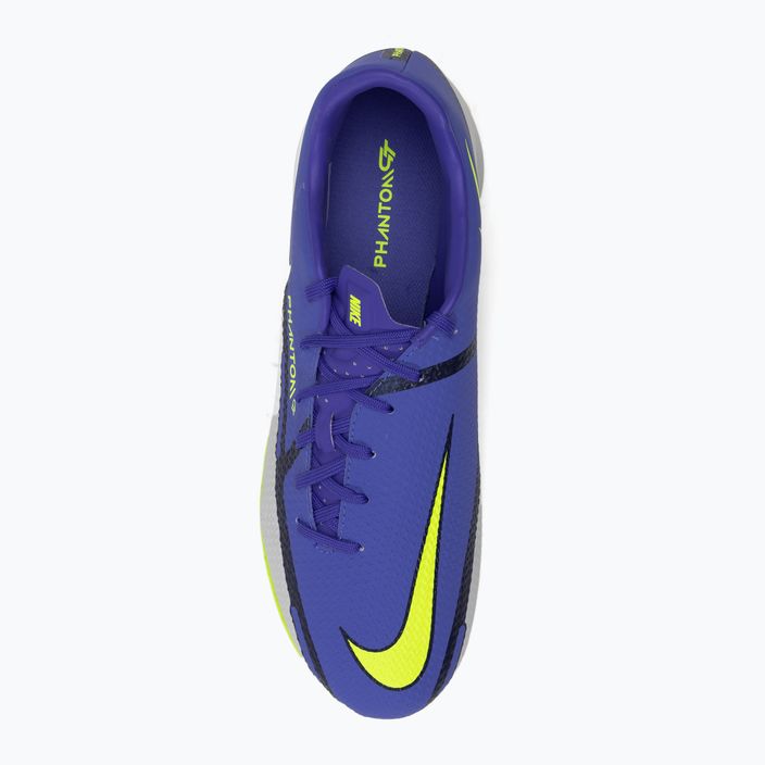 Scarpe da calcio Nike Phantom GT2 Academy IC Uomo zaffiro/volt/grigio nebbia/blu void 6