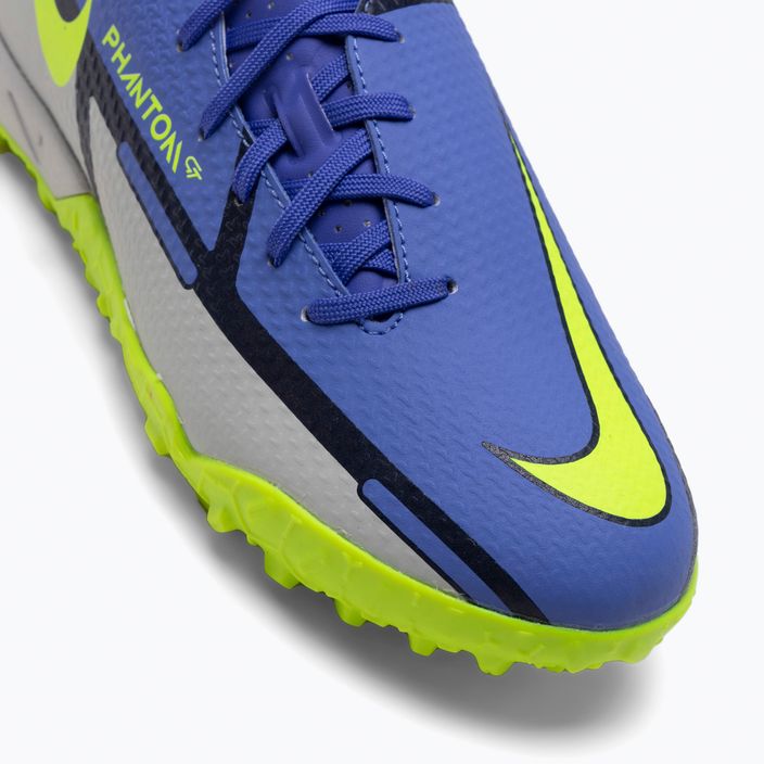 Scarpe da calcio Nike Phantom GT2 Academy TF uomo zaffiro/volt/grigio nebbia/blu void 7