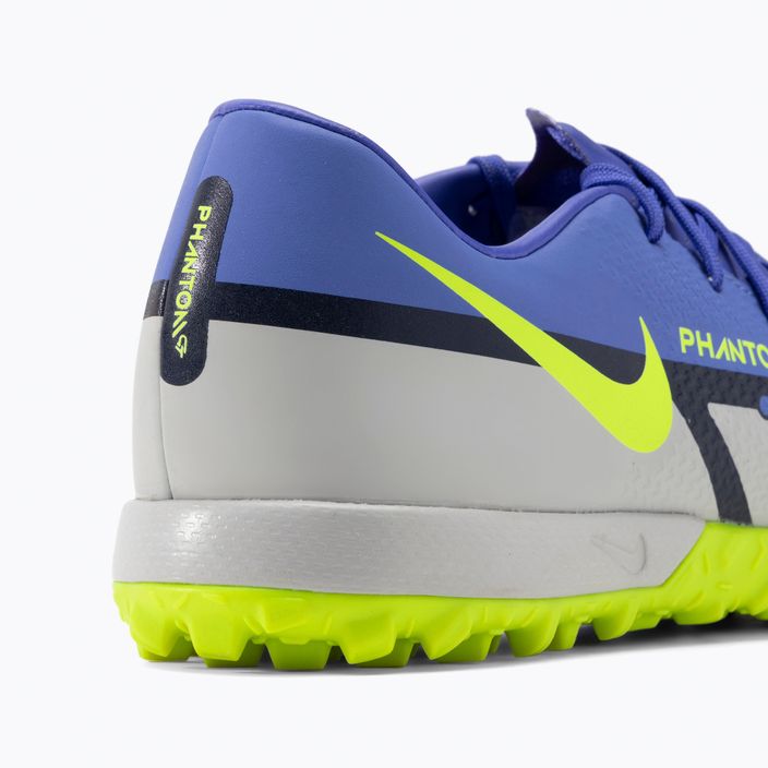 Scarpe da calcio Nike Phantom GT2 Academy TF uomo zaffiro/volt/grigio nebbia/blu void 8