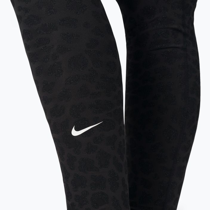 Leggings Nike Dri-Fit One donna off noir/bianco 4
