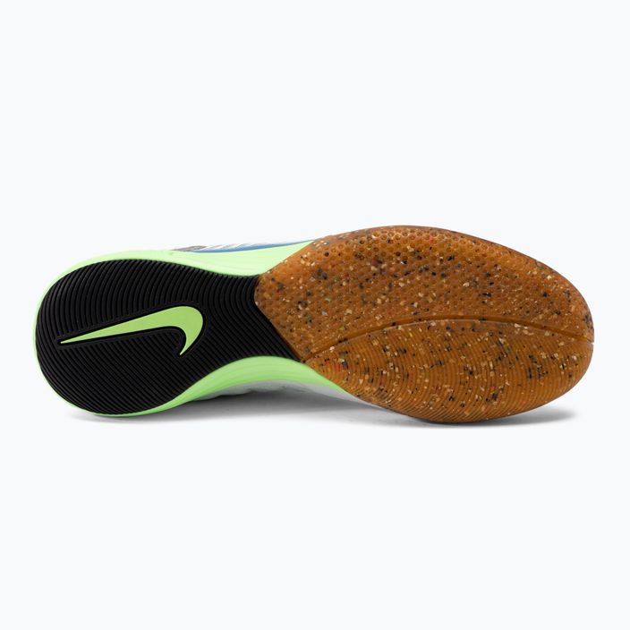 Nike Lunargato II IC scarpe da calcio uomo nero/lime glow/lt photo blue 4