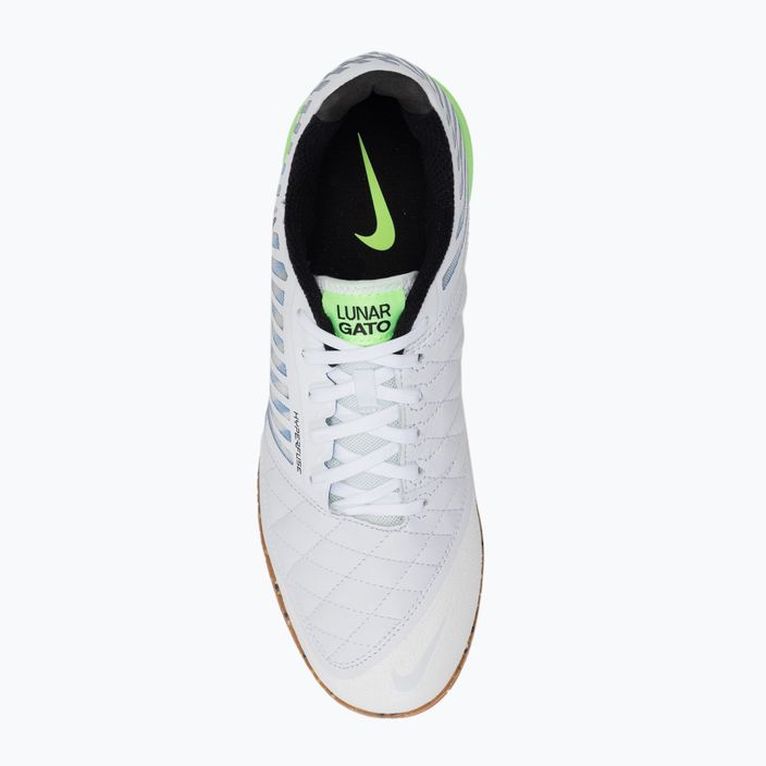 Nike Lunargato II IC scarpe da calcio uomo nero/lime glow/lt photo blue 6
