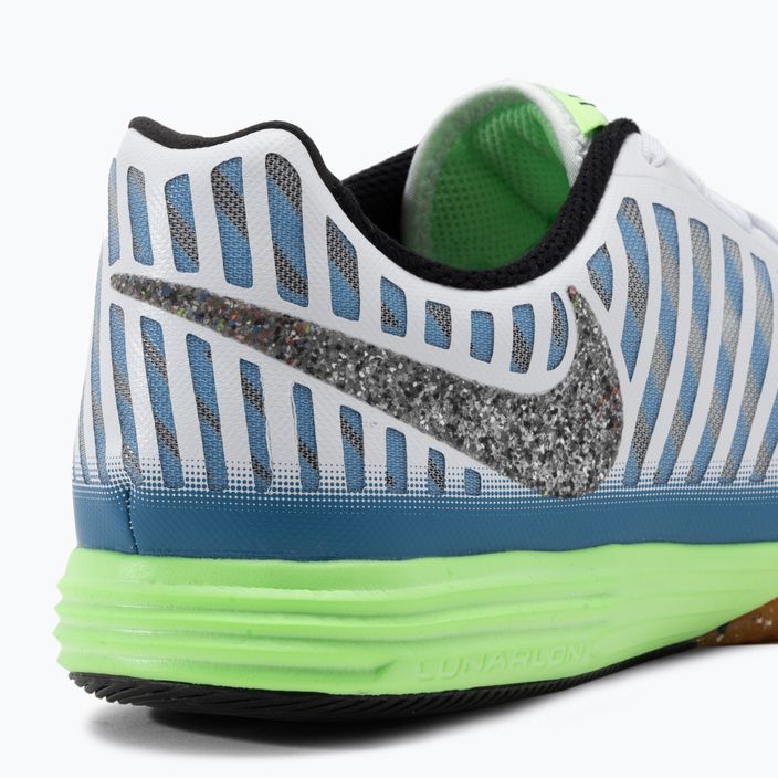 Nike Lunargato II IC scarpe da calcio uomo nero/lime glow/lt photo blue 8