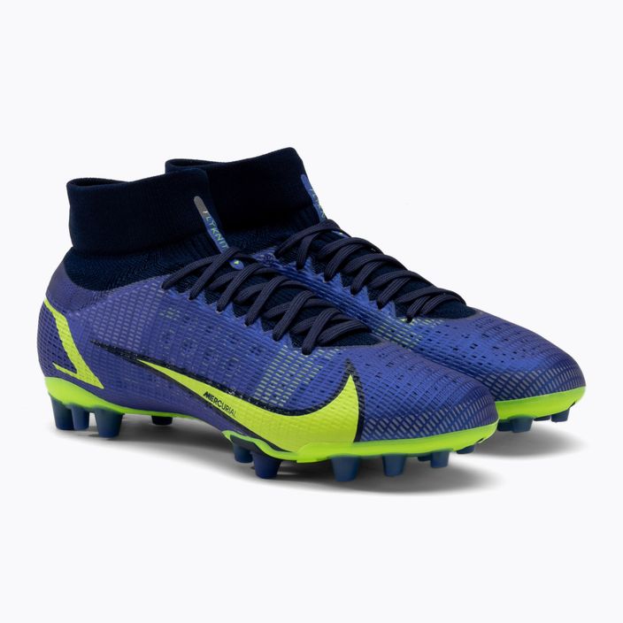 Scarpe da calcio da uomo Nike Superfly 8 Pro AG zaffiro/volt/blu nullo 5