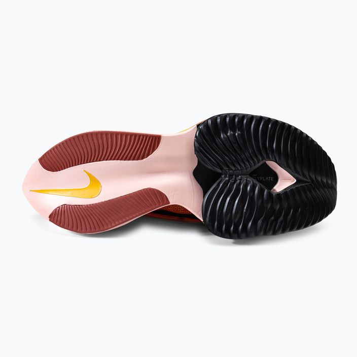 Uomo Nike Air Zoom Alphafly Next Flyknit scarpe da corsa amarillo/nero/magma orange 4