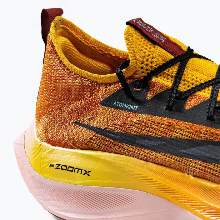 Uomo Nike Air Zoom Alphafly Next Flyknit scarpe da corsa amarillo/nero/magma orange 8