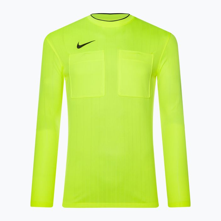 Maglia a maniche lunghe da calcio Nike Dri-FIT Referee II volt/nero da uomo