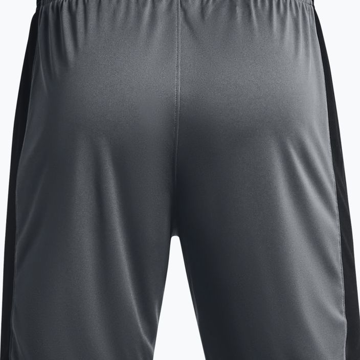 Pantaloncini da calcio Under Armour Challenger Knit pitch grigio/nero da uomo 3