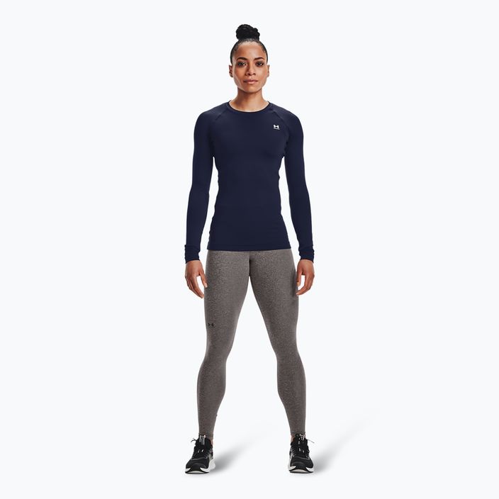 Under Armour ColdGear Authentics - leggings da allenamento da donna - antracite, erica leggera, nero 2