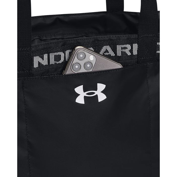 Borsa da donna Under Armour Favorite 20 l nero/nero/bianco 4