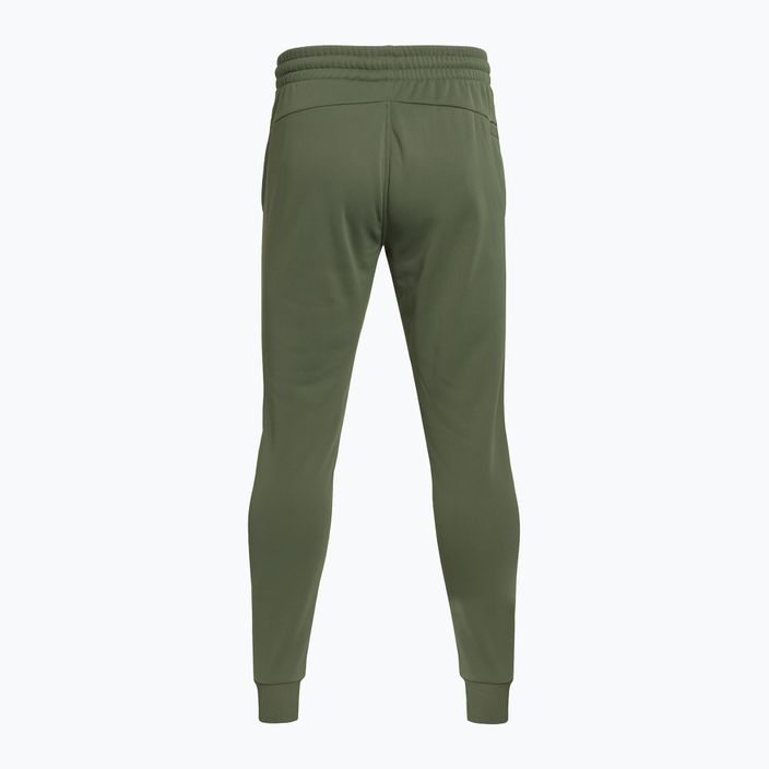 Under Armour Armour Fleece Joggers, pantaloni da allenamento da uomo, colore verde/nero 2