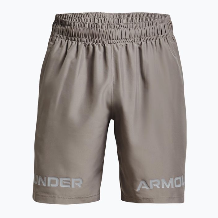 Pantaloncini da allenamento Under Armour da uomo UA Woven Graphic Wm peltro/tina