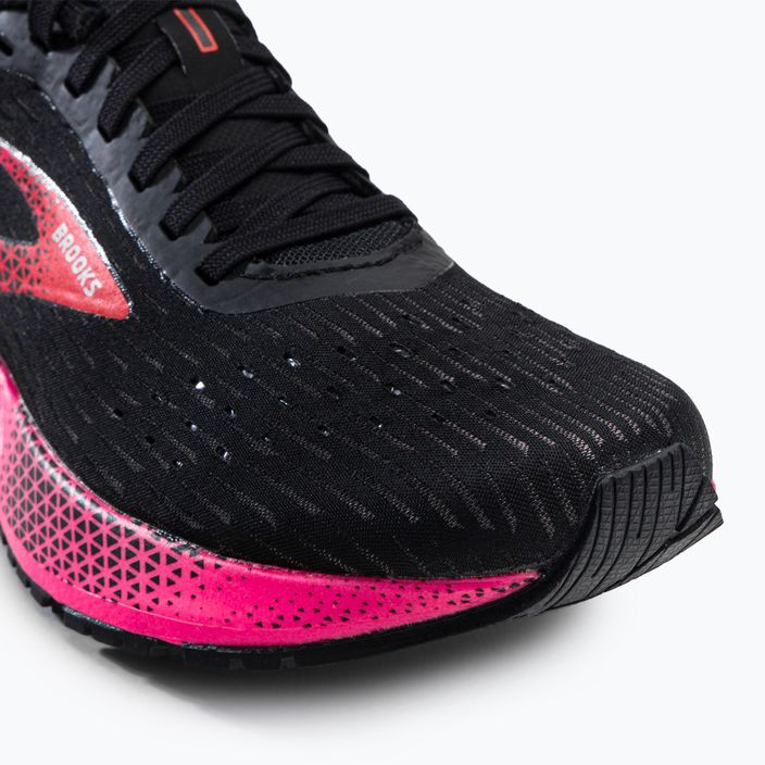 Brooks Hyperion Tempo, scarpe da corsa da donna, nero/rosa/corallo 7