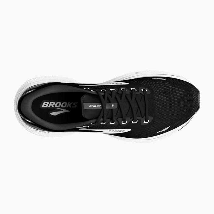 Brooks Ghost 15 scarpe da corsa da uomo nero/perla annerita/bianco 13